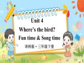 Unit 4  Fun time & Song time（课件+素材）译林版（三起）英语三年级下册