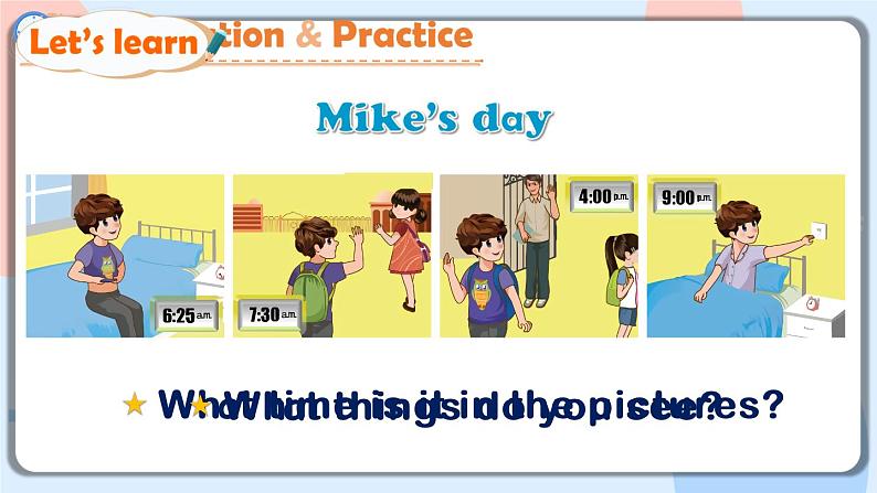 Unit 2 What time is it Part B Let's learn课件+素材06