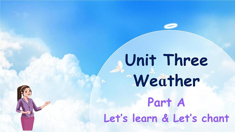 Unit 3 Weather Part A Let's learn课件+素材01