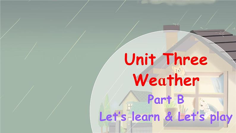 Unit 3 Weather Part B Let's learn课件+素材01