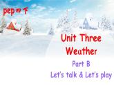 Unit 3 Weather Part B Let's talk课件+素材