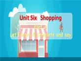Unit 6 Shopping Part A Let's learn课件+素材