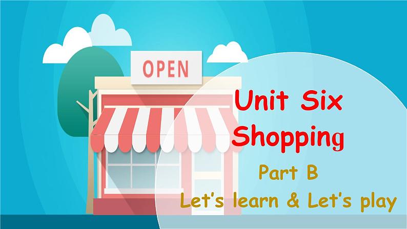 Unit 6 Shopping Part B Let's learn课件+素材01