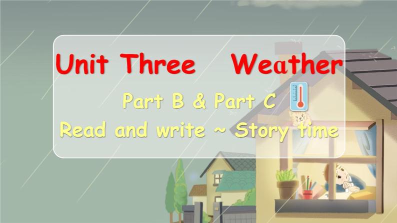 Unit 3 Weather Part  Read and write ~ Story time课件+素材01