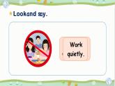 Unit 6 Work quietly Part B Let's learn课件+素材