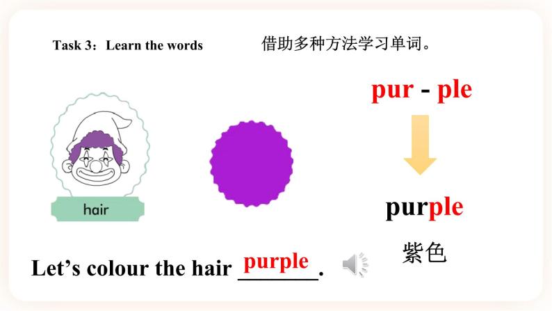 Module 1 Colours Unit 2 Let's colour it （第1课时）课件+教案+习题（含答案）+素材06