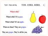 Module 4 Fruits Unit 7 May I have some grapes （第3课时 ）课件+教案+习题（含答案）+素材