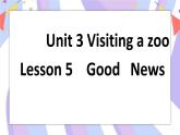 川教版三起 四下Unit 3 Lesson 5 Good News课件