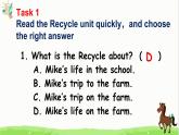 Recycle Mike’s happy days Day 1 & Day 2 课件