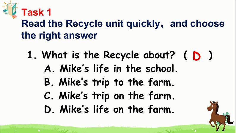 Recycle Mike’s happy days Day 1 & Day 2 课件03