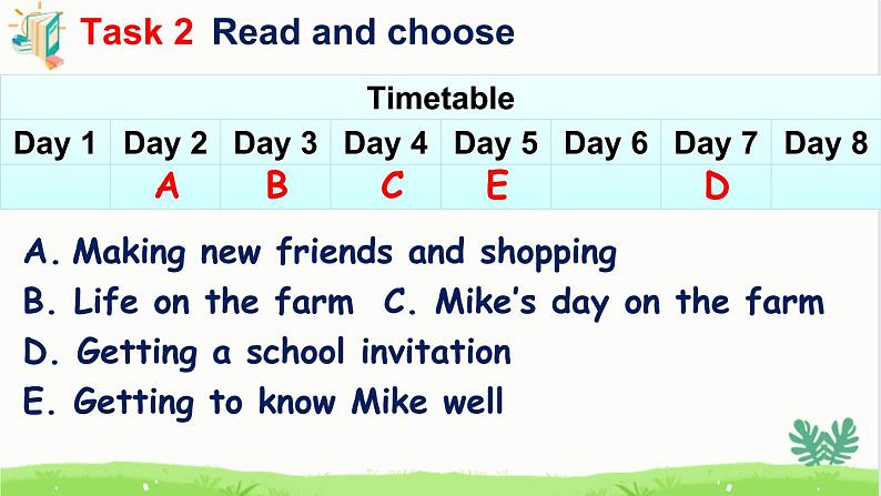 Recycle Mike’s happy days Day 1 & Day 2 课件05
