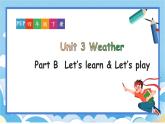 Unit 3 Weather 第5课时 PartB Let's learn & Let's play（课件+素材）人教版PEP版四年级英语下册