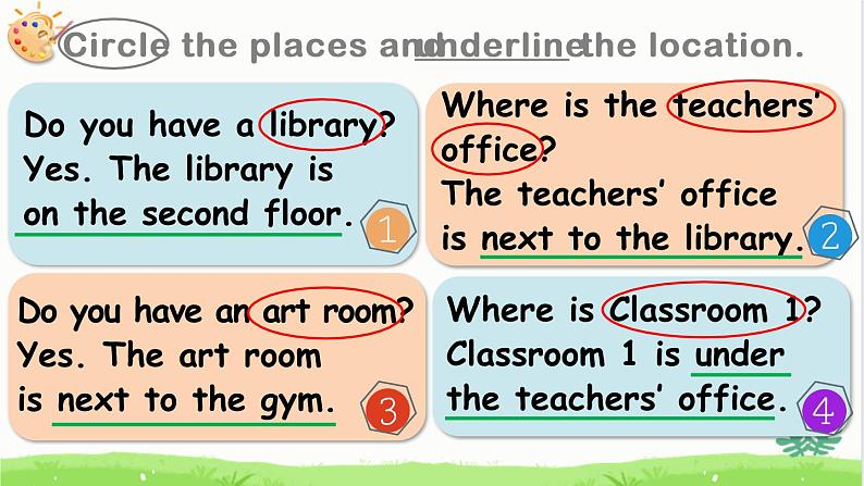 Unit 1 My school? B Read and write& Let's check课件06