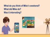 Unit 2 Last weekendA Let's try & Let's talk课件