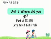 Unit3 Where did you go A Let's try & Let's talk课件