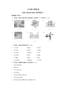 新版-牛津译林版六年级下册Unit 4 Road safety优秀巩固练习