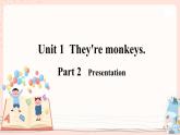 Module 2 Unit 1 They are monkeys. 课件PPT+音视频素材