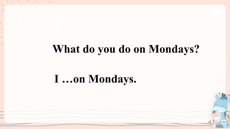 Module 6 Unit 1 What do you do on Sundays？ 课件PPT+音视频素材06