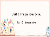 Module 8 Unit 1 It’s on your desk. 课件PPT+音视频素材