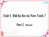 Module 9 Unit 1 Did he live in New York？ 課件PPT+音視頻素材