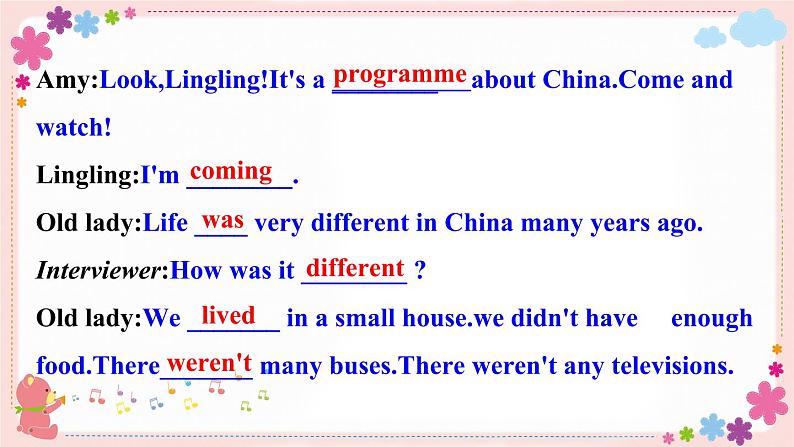 Module 1 Unit 2 She didn’t have a television 课件+素材04