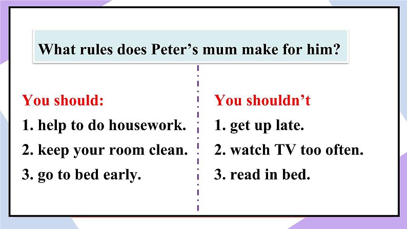 人教精通版英语五下 Unit 3 We should obey the rules Lesson 16 课件第6页