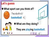 人教精通版英語(yǔ)五下 Unit 6 We're watching the games Lesson 31（ 課件+教案）