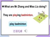 人教精通版英语五下 Unit 6 We're watching the games Lesson 34 （课件+教案）