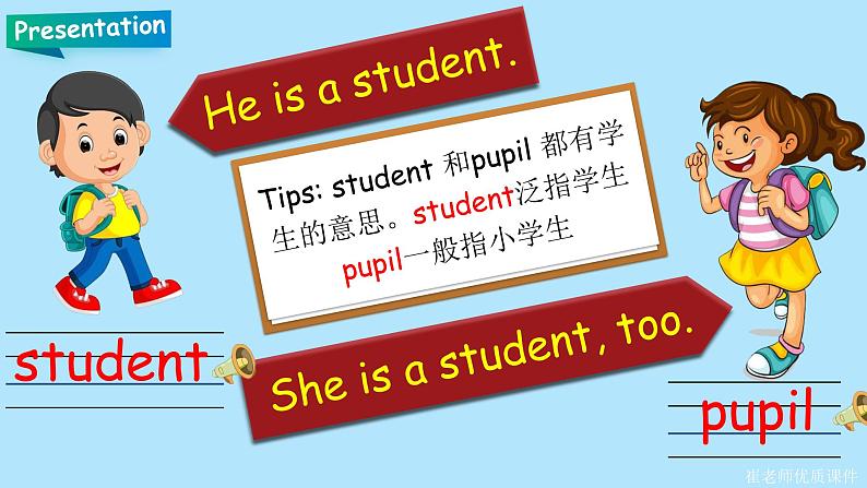 部编版PEP三年级下册 Unit 1 Welcome back to school PB let's learn课件+教案+动画素材08