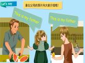 部编版PEP三年级下册 Unit 2 My family PB let's learn 课件+教案+练习+动画素材