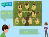 部编版PEP三年级下册 Unit 2 My family PB let's talk课件+教案+练习+动画素材