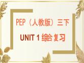 PEP人教版三年级下册Unit 1综合复习课件PPT