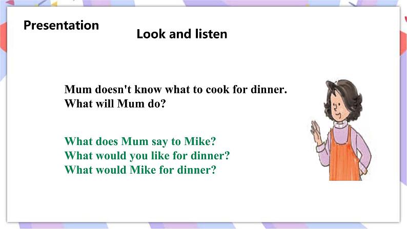 Lesson 6 What would you like for dinner第一课时课件第6页