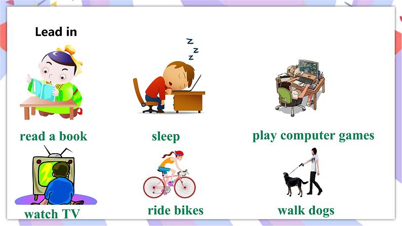 Lesson 10  Are you reading a book第1课时课件第2页