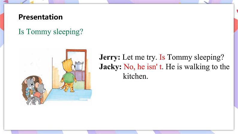 Lesson 10  Are you reading a book第2课时课件第6页