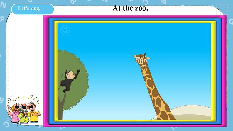 Unit 3《 At the zoo PB Let's learn 》课件+教案+同步练习+音视频素材04
