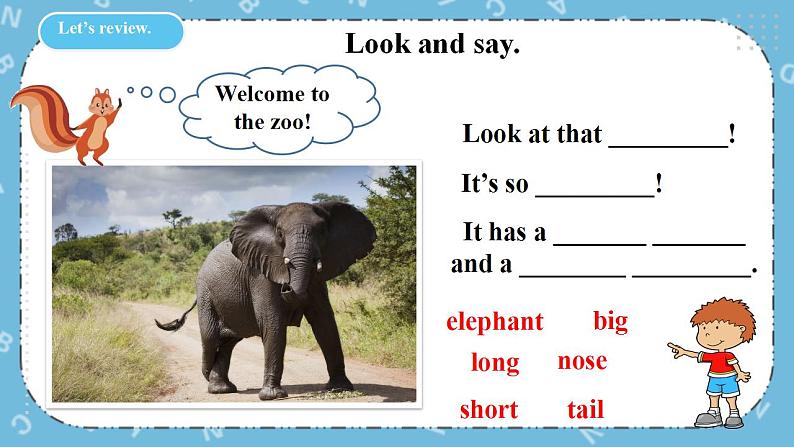 Unit 3《 At the zoo PB Let's learn 》课件+教案+同步练习+音视频素材07