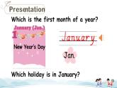 Unit 3 My school calendar A Let's learn课件