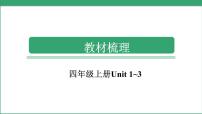 小学毕业英语总复习（小升初)人教版（教材梳理+跟踪练习）四年级上册Unit 1~3（课件）