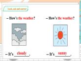 沪教牛津版英语一年级下册 Unit 8 Weather Let’s play Do a survey 课件+教案+习题+素材