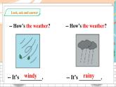 沪教牛津版英语一年级下册 Unit 8 Weather Let’s play Do a survey 课件+教案+习题+素材