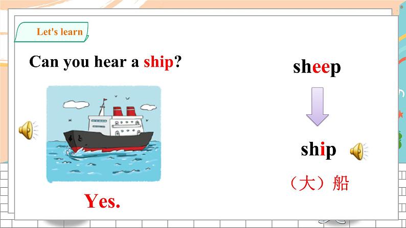 沪教牛津版英语2年级下册 Unit 3 Can you hear a train Let’s talk Let’s learn 课件+教案+习题+素材06