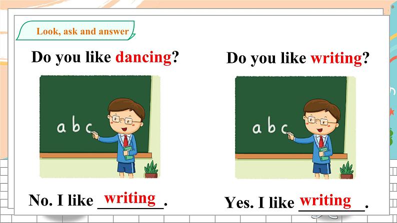 沪教牛津版英语2年级下册 Unit 4 Things I like doing Do a survey 课件+教案+习题+素材07