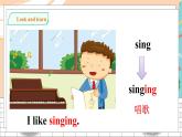 滬教牛津版英語2年級下冊 Unit 4 Things I like doing Let’s talk Let’s learn 課件+教案+習題+素材