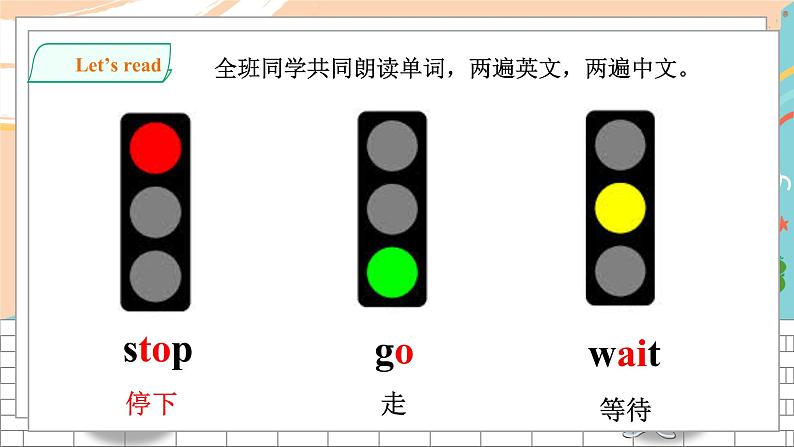 沪教牛津版英语2年级下册 Unit 8 Traffic rules Let’s talk Let’s learn 课件+教案+习题+素材08