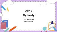 小学英语Unit 2 My family Part A教学ppt课件