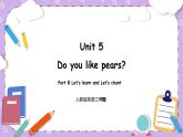 PEP 三下英语 Unit 5 Part B Period 1 原创优质课件+教学设计