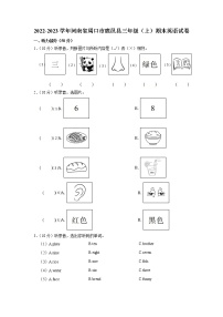 河南省周口市鹿邑县2022-2023学年三年级上学期期末英语试卷（有答案）