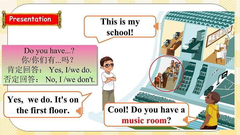 Unit 1 My school PB let's learn  课件+教案+练习+动画素材)08