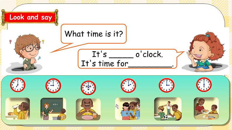 Unit 2 What time is it PB let's learn  课件+教案+练习+动画素材(含flash素材) (7)04